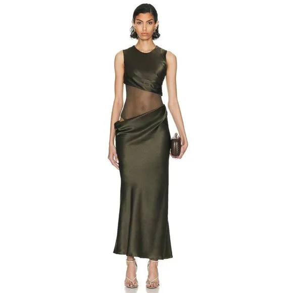 Christopher Esber Olive Maxi Dress - Picture 2 of 16